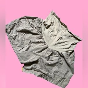 Maternity shorts, khaki